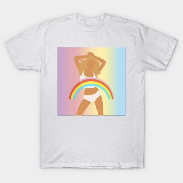 Mariah Carey Rainbow album cover (LGBT Pride, also!) T-Shirt by popmoments